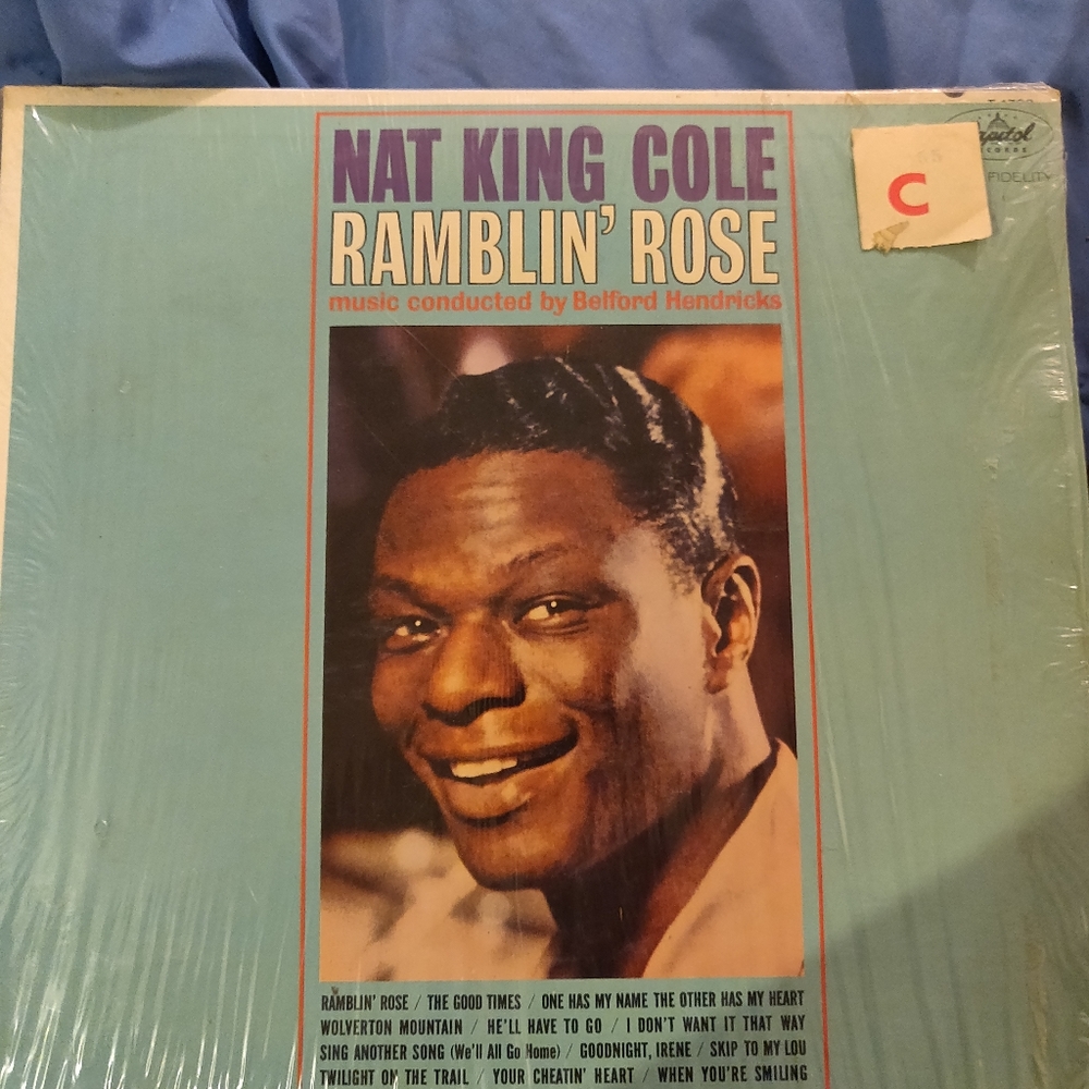 Vintage Vinyl Record Nate King Cole